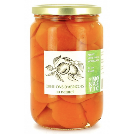 Oreillons d'abricots au naturel