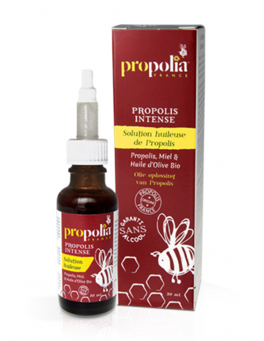 Solution huileuse de propolis