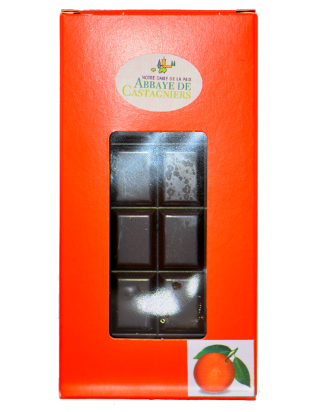Chocolat noir à l'écorce d'orange confite