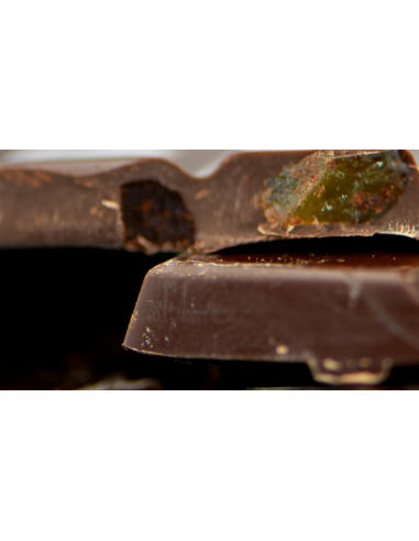 Chocolat noir à l'écorce de citron confite