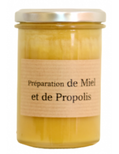 Préparation de miel et de propolis
