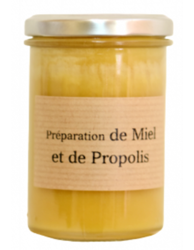 Préparation de miel et de propolis