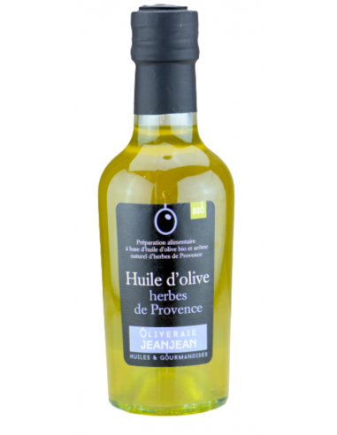 Huile d'olive Bio aux herbes de Provence