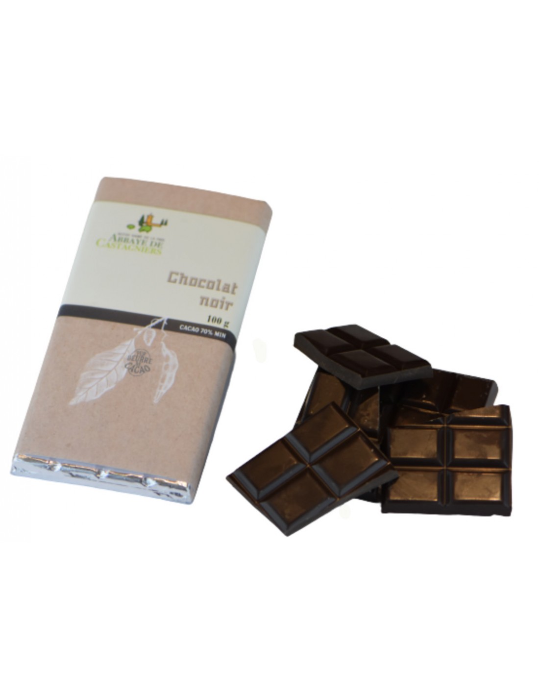 Chocolat artisanal Assortiment Noir 70% des Chevaliers 185g à 7,00
