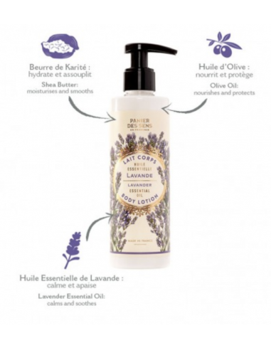 Lait corps lavande relaxante