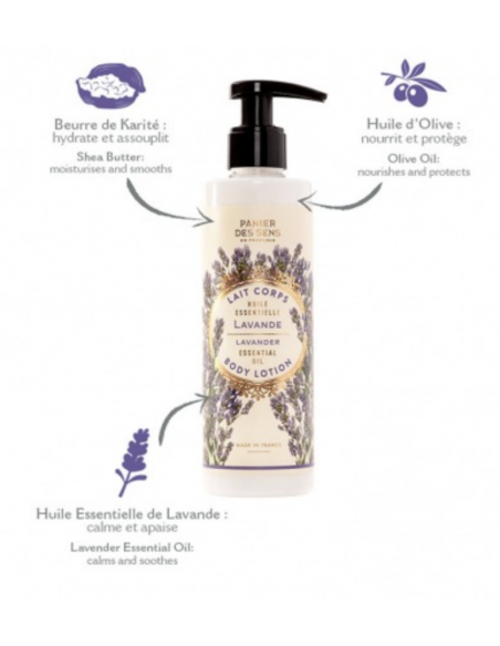 Lait corps lavande relaxante
