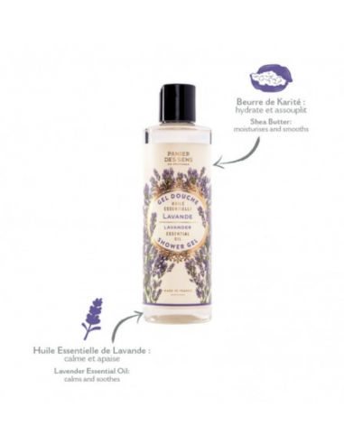 Gel douche lavande relaxante