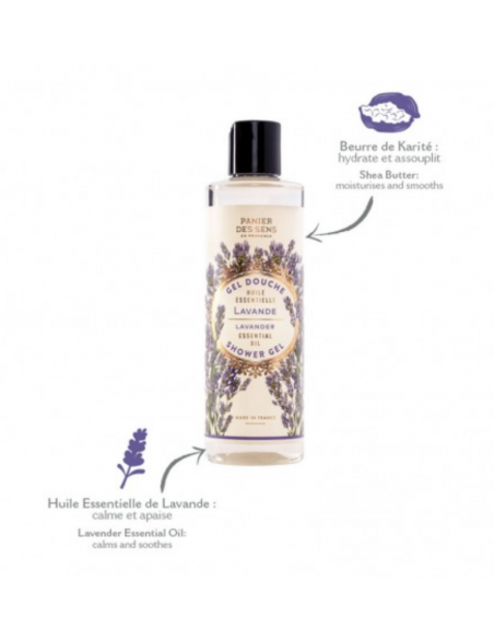 Gel douche lavande relaxante