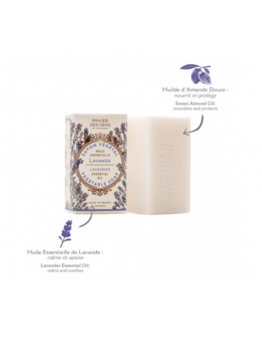 Savon végétal lavande relaxante