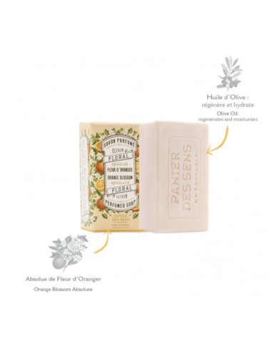 Savon végétal fleur d'oranger