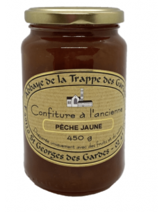 Confiture à l'ancienne de pêches jaunes