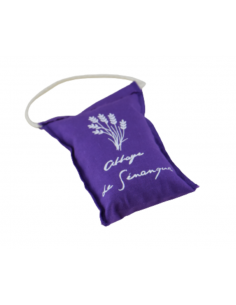 Petit sac violet de lavande à suspendre - Abbaye de Sénanque