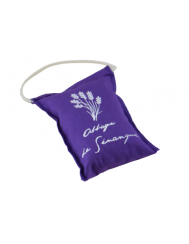 Petit sac violet de lavande à suspendre - Abbaye de Sénanque