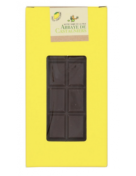 Chocolat noir à l'écorce de citron confite