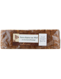 Pain d'épices au miel et écorces d'orange