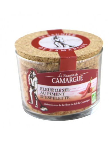 Fleur de sel de Camargue au piment d'Espelette