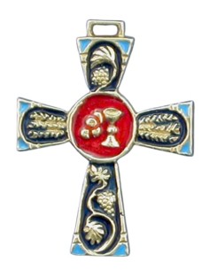 Croix d'art en bronze - Calice