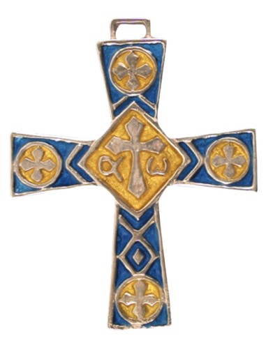 Croix d'art en bronze - Chrisme