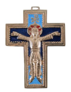 Croix d'art en bronze - Chrisme