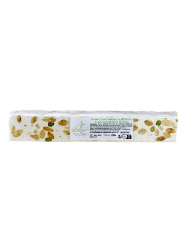 Nougat au miel de Sénanque amandes et pistaches