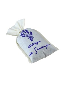 Petit sac écru de lavande - Abbaye de Sénanque
