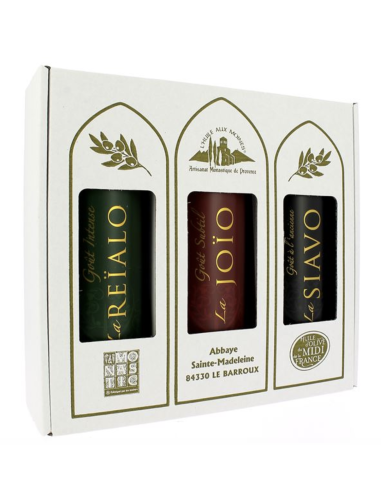 Coffret dégustation d'huiles d'olive