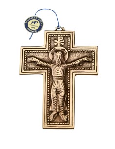 Croix d'art en bronze - Christ Roman