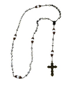 Chapelet en verre de Bohême