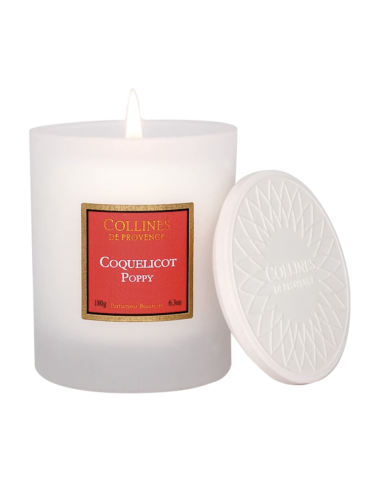 Bougie parfumée coquelicot