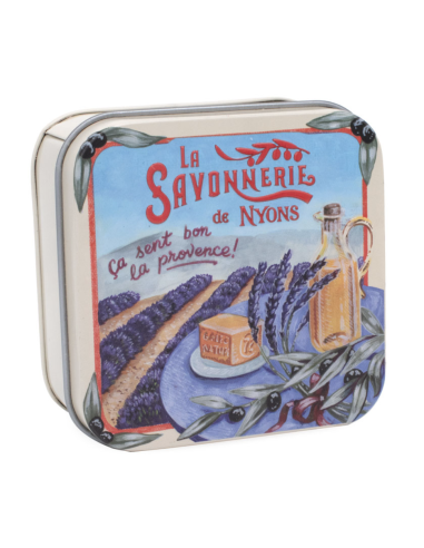 Boite métal savon Le Champ de Lavande
