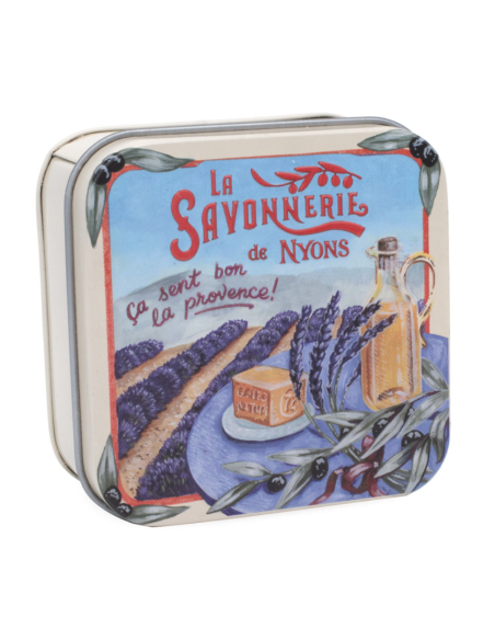 Boite métal savon Le Champ de Lavande