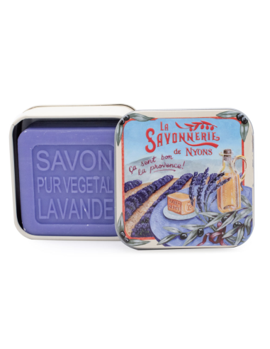 Boite métal savon Le Champ de Lavande