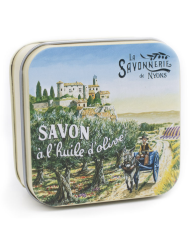 Boite métal savon Le Village Perché