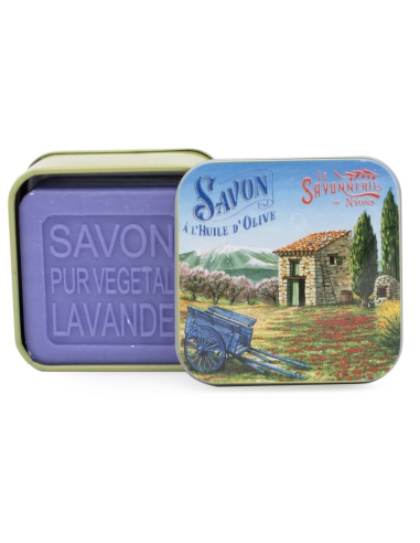 Boite métal savon Le Cabanon
