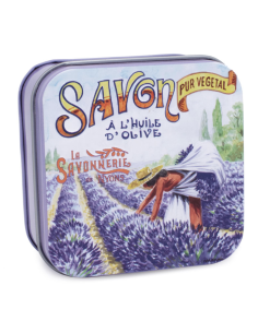 Boite métal savon La Cueillette de la Lavande