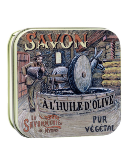 Boite métal savon Le Moulin à Huile
