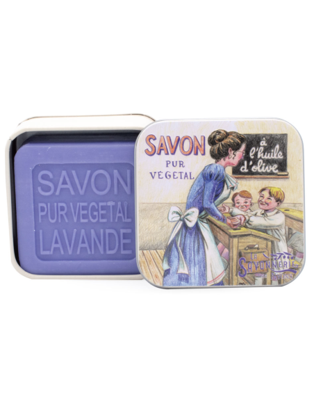 Boite métal savon L'École