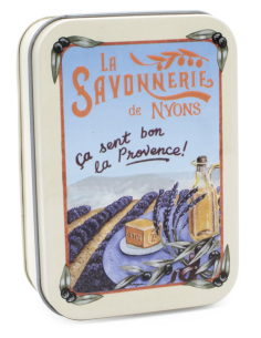 Boite métal savon 200 g Le Champ de Lavande