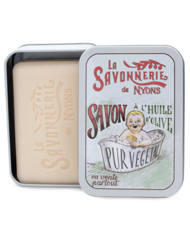 Boite métal savon 200 g Bébé le Bain