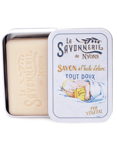 Boite métal savon 200 g Bébé Douceur