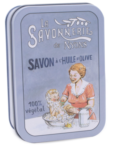 Boite métal savon 200 g Bébé et Maman