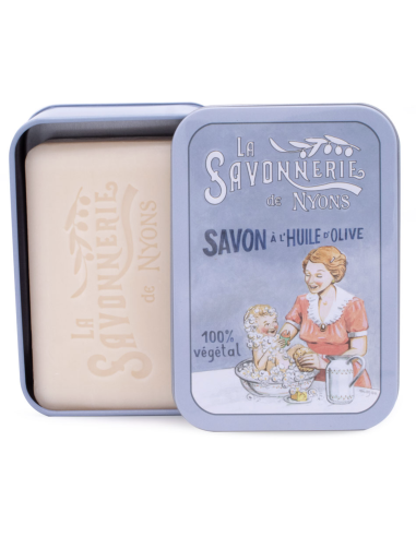 Boite métal savon 200 g Bébé et Maman