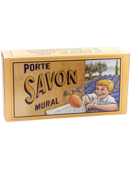 Savon rotatif à la lavande et son support laiton