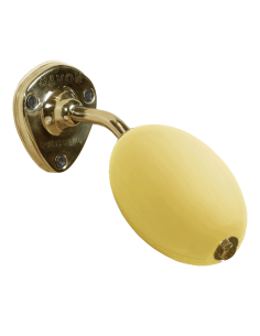 Savon rotatif d'antan et son support laiton