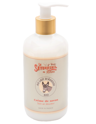 Crème de savon au lait d’ânesse Bio