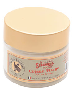 Crème visage au lait d’ânesse Bio