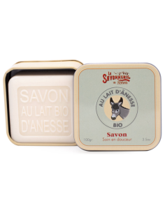 Boite métal Savon au lait d’ânesse Bio