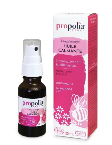 Huile calmante Bio à la propolis