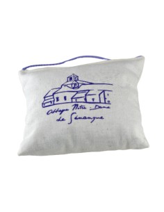 Sac de lavande à suspendre écru - Abbaye de Sénanque