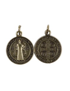 Médaille de Saint Benoît couleur bronze